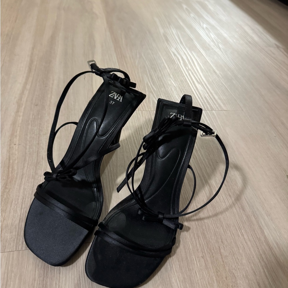 Zara Elegant Black Women's Heels